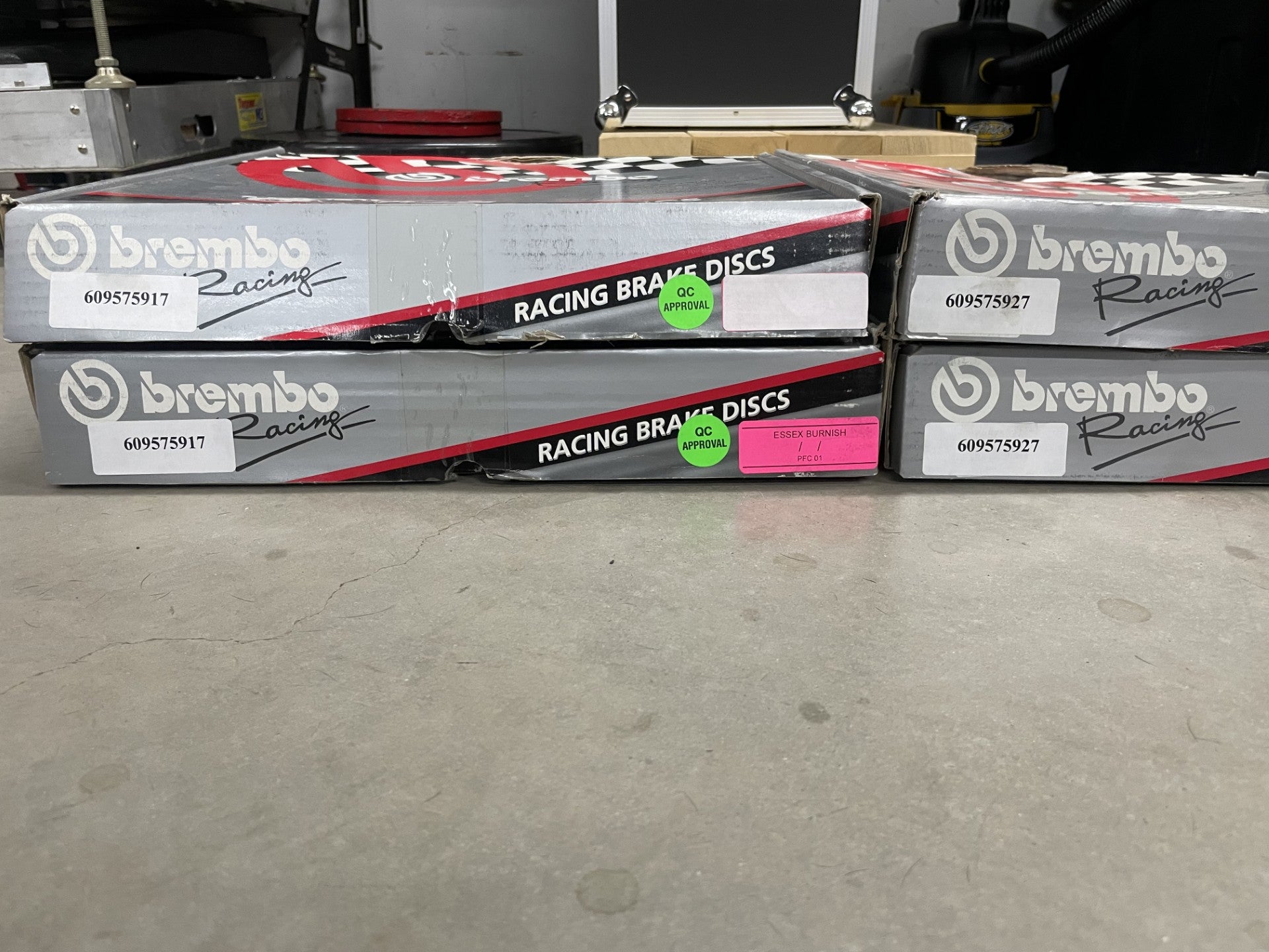 Brembo 355mm racing rotors (Left and Right) - 609575927, 609575917