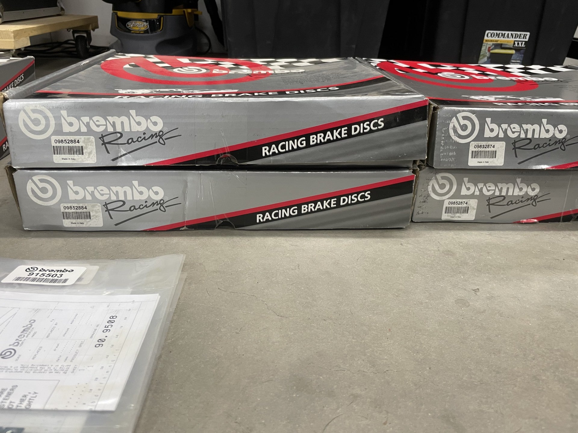 Brembo 380mm Racing Rotors (Left and Right) - 09852874, 09852884