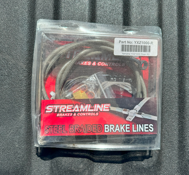 REAR BRAKE LINE KIT•STREAMLINE •YAMAHA YXZ 1000R •2016-2024