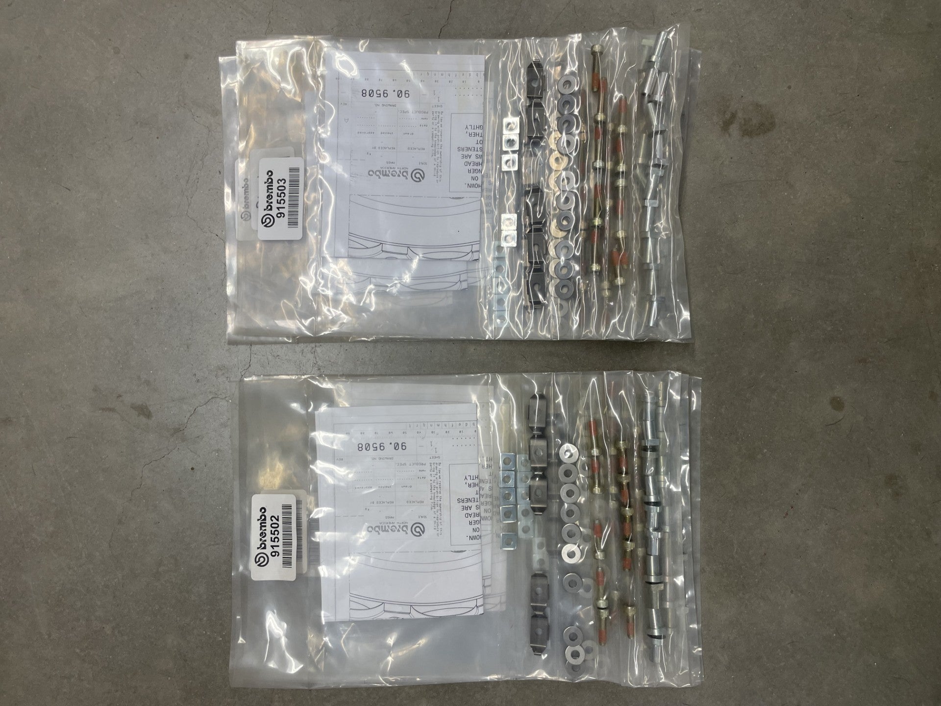 Brembo 355mm racing rotors (Left and Right) - 609575927, 609575917